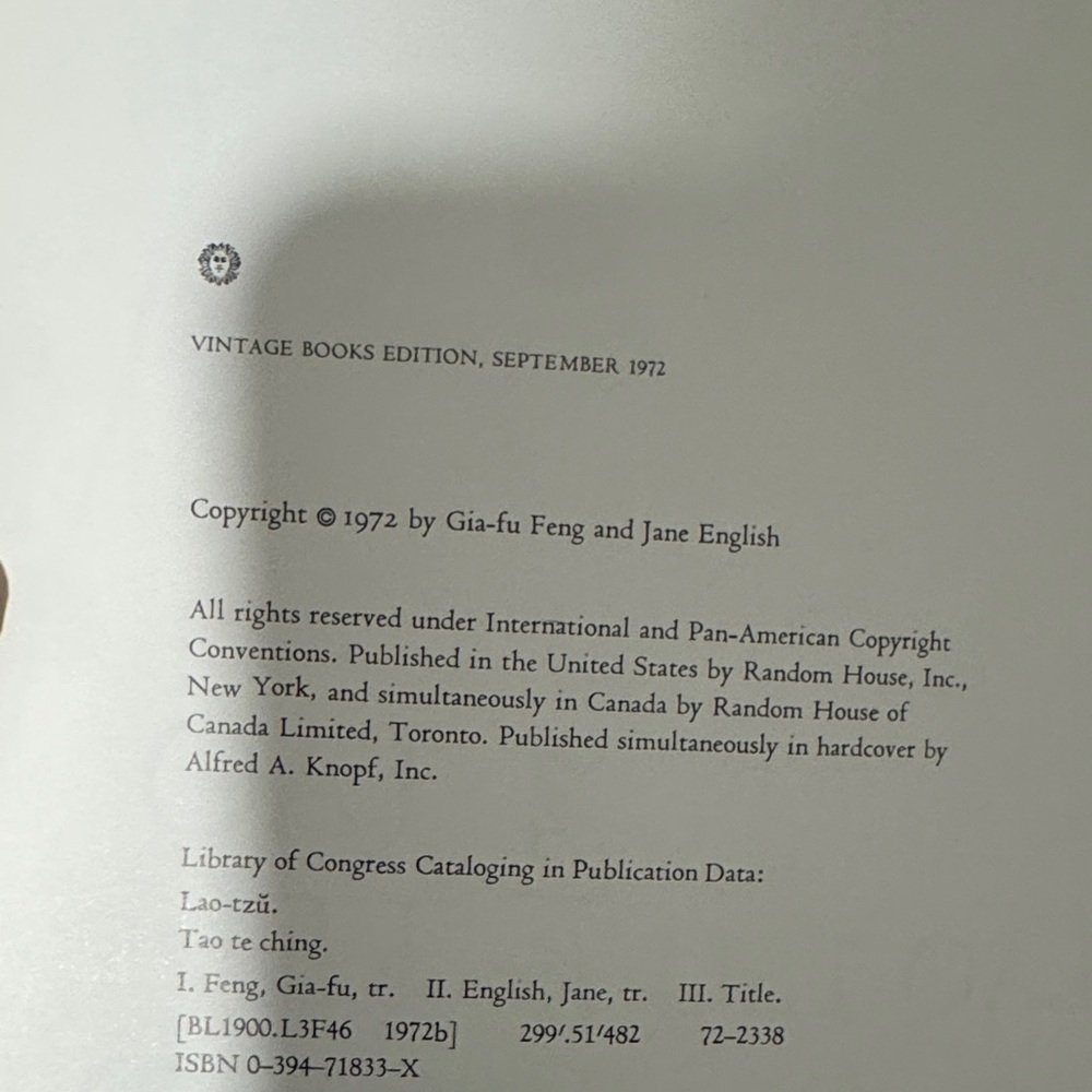 Tao Te Ching Book by Lao Tsu - Picture 4 of 4